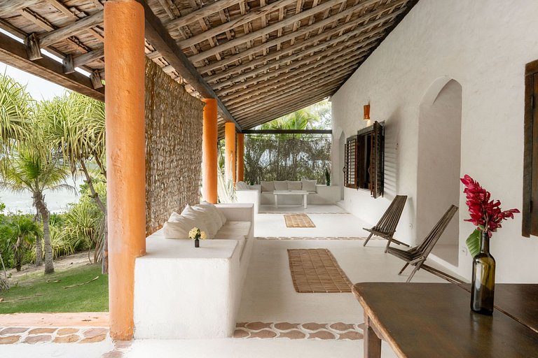 Bah232 - Casa rústica en la naturaleza en Caraíva