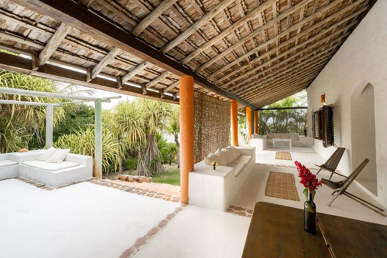 Bah232 - Casa rústica en la naturaleza en Caraíva