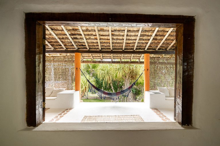 Bah232 - Casa rústica en la naturaleza en Caraíva