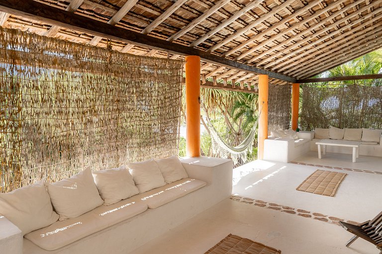 Bah232 - Linda casa rústica na natureza em Caraíva