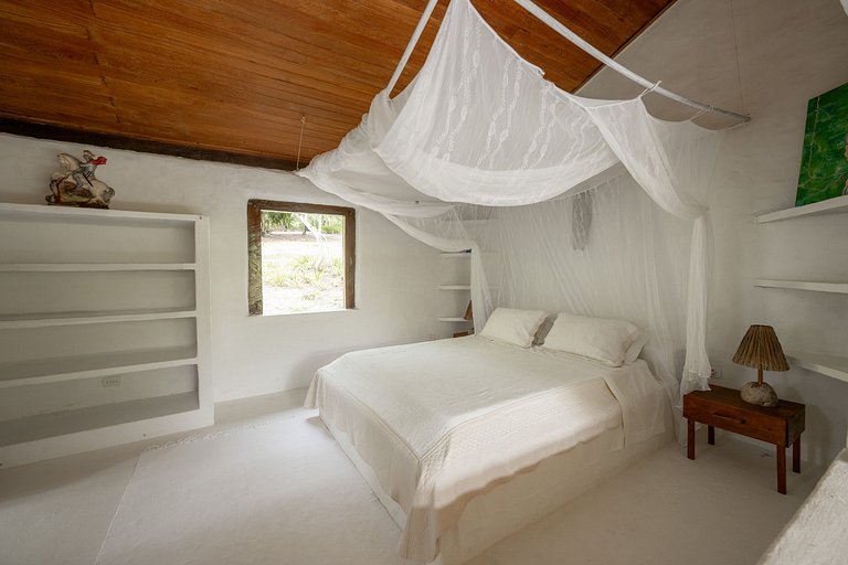 Bah232 - Linda casa rústica na natureza em Caraíva