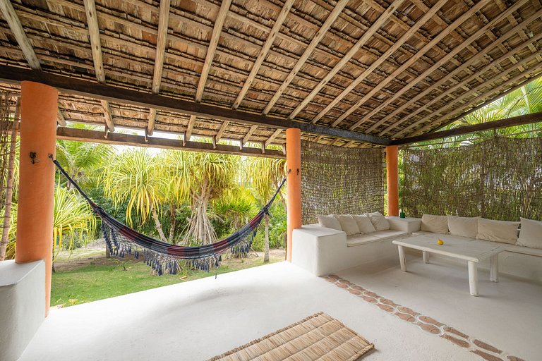 Bah232 - Linda casa rústica na natureza em Caraíva