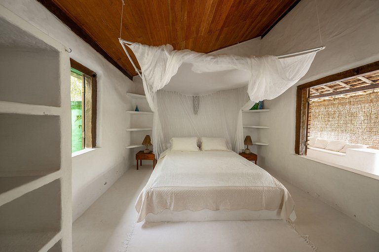 Bah232 - Belle maison rustique en nature à Caraíva