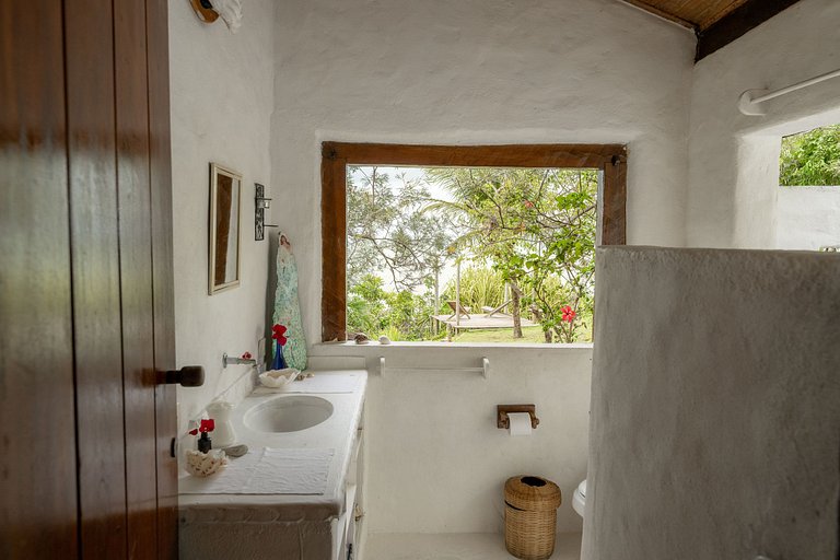 Bah232 - Linda casa rústica na natureza em Caraíva