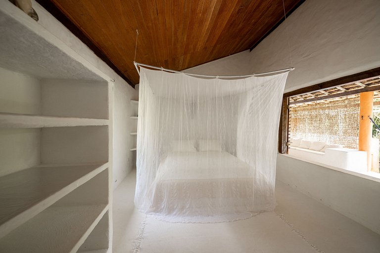 Bah232 - Linda casa rústica na natureza em Caraíva