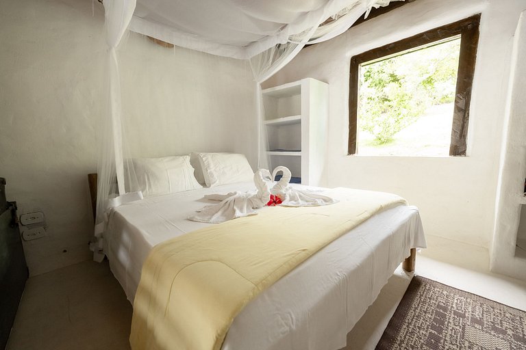 Bah232 - Casa rústica en la naturaleza en Caraíva