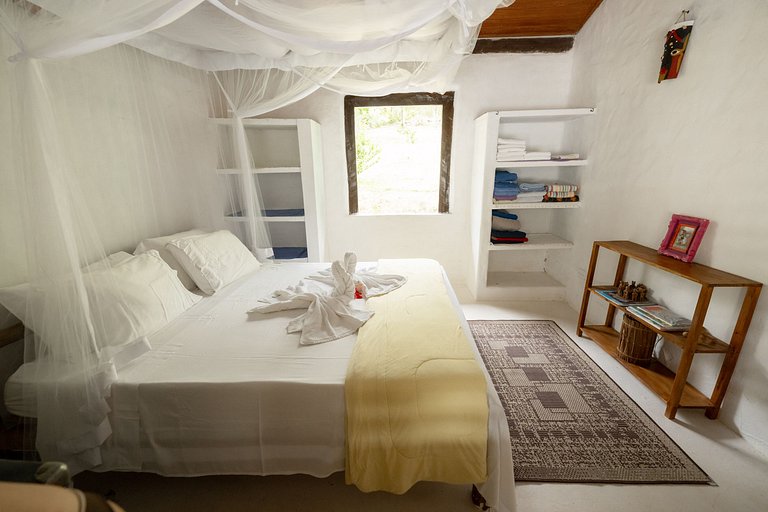 Bah232 - Linda casa rústica na natureza em Caraíva