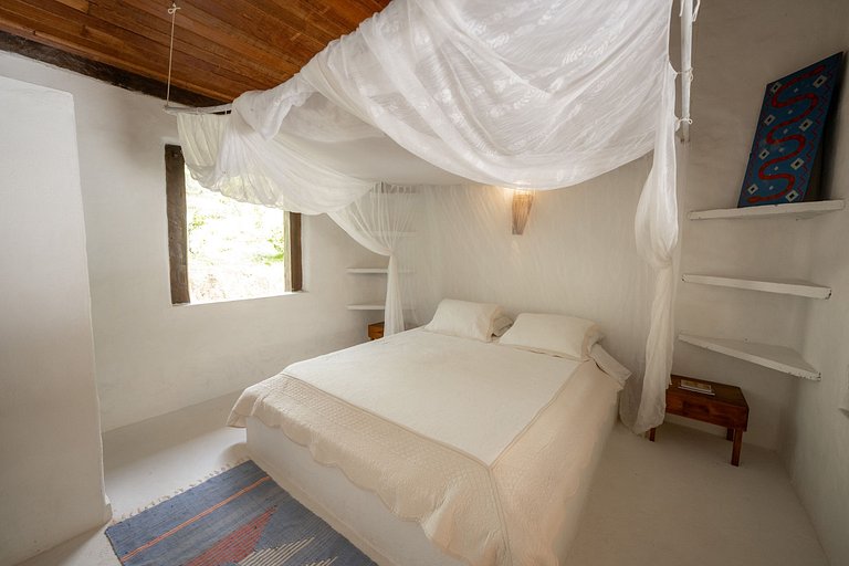 Bah232 - Casa rústica en la naturaleza en Caraíva