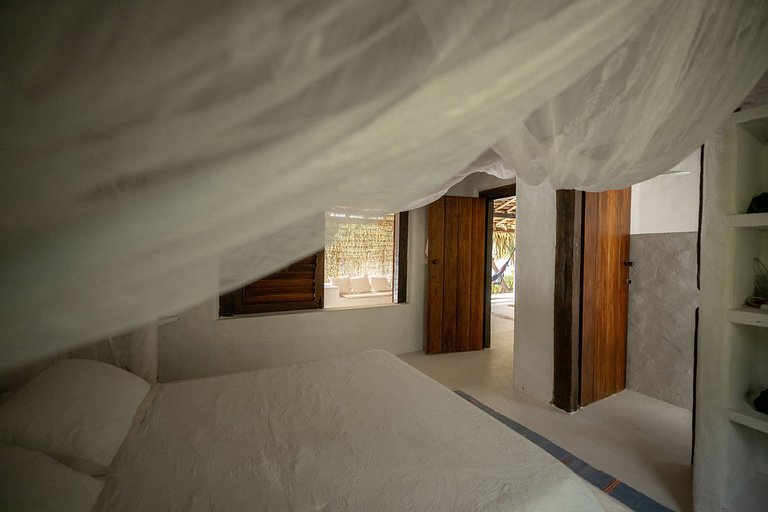 Bah232 - Linda casa rústica na natureza em Caraíva