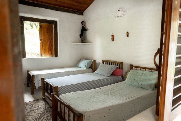 Bah232 - Belle maison rustique en nature à Caraíva