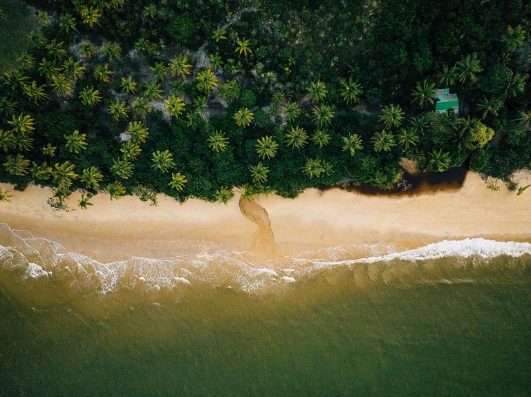 Bah232 - Belle maison rustique en nature à Caraíva