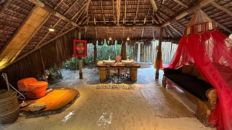 Bah260 - Elegante villa de 6 suítes em Caraíva