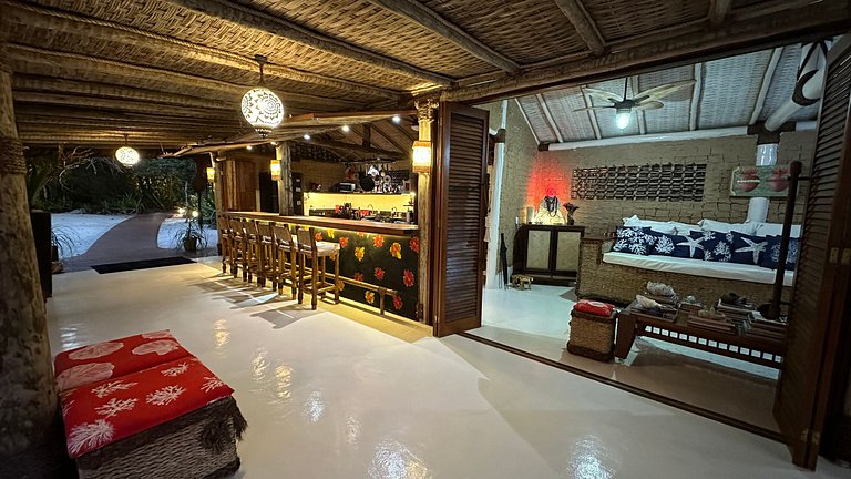 Bah260 - Elegante villa de 6 suítes em Caraíva