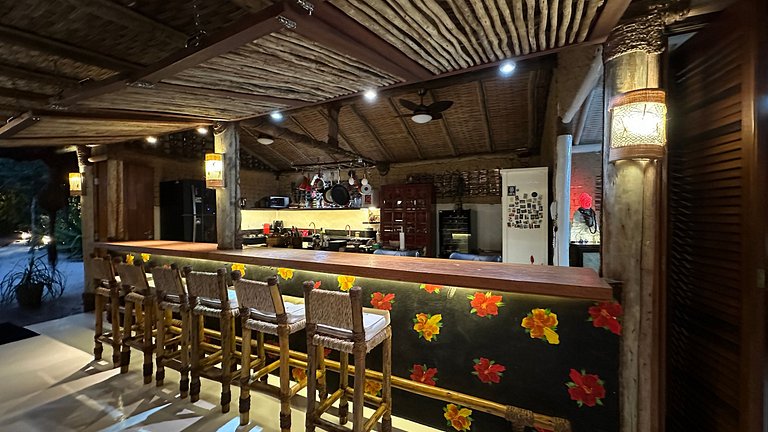 Bah260 - Elegante villa de 6 suítes em Caraíva