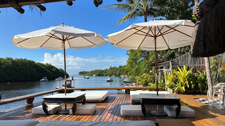 Bah261 - Maison au bord de la rivière à Caraíva