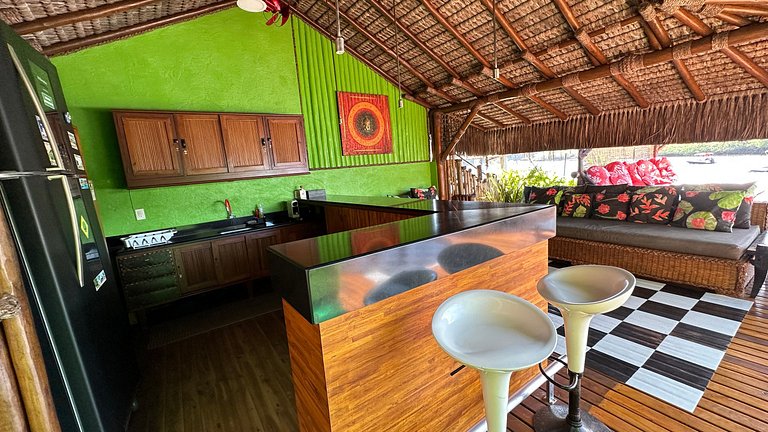 Bah261 - Maison au bord de la rivière à Caraíva