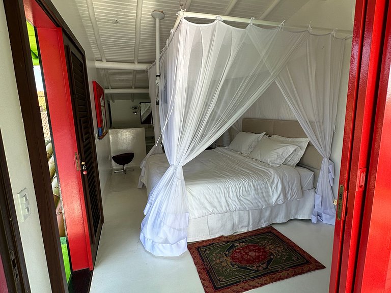 Bah261 - Casa a la orilla del río en Caraíva