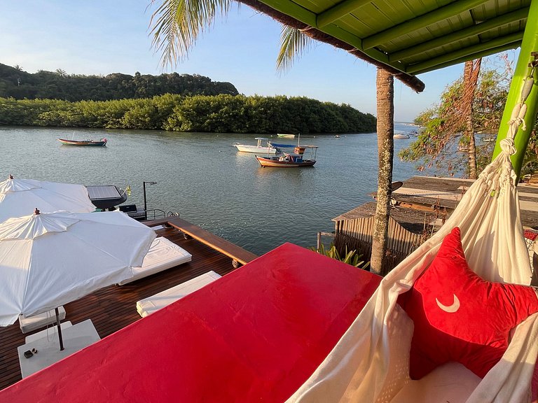 Bah261 - Maison au bord de la rivière à Caraíva