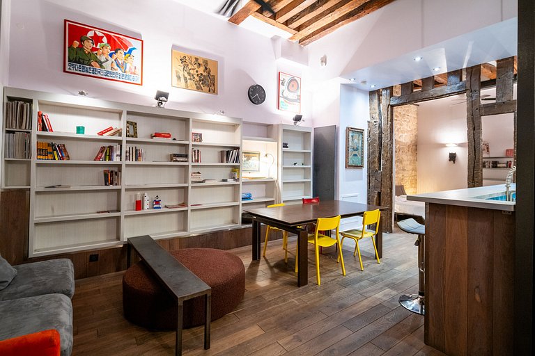 Par049 - Loft escondido no coração de Les Halles