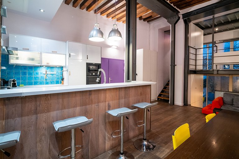 Par049 - Loft escondido no coração de Les Halles