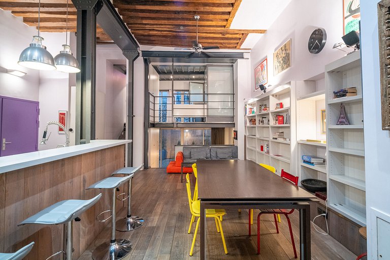 Par049 - Loft escondido no coração de Les Halles