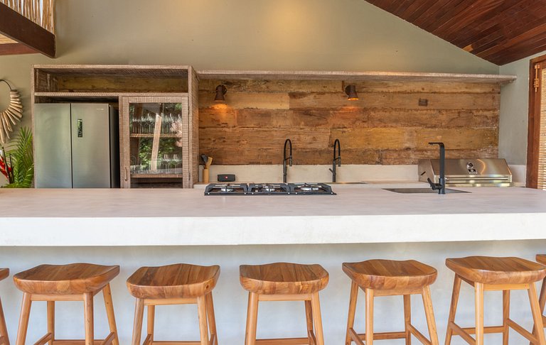 Bah049 - Linda e nova villa de luxo em Trancoso