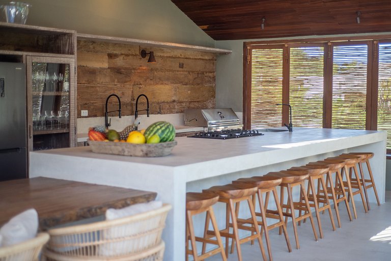 Bah049 - Linda e nova villa de luxo em Trancoso