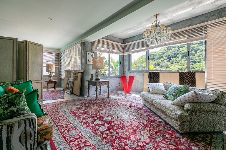 Rio049 - Villa à l'architecture moderne à Barra da Tijuca