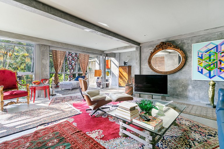 Rio049 - Villa à l'architecture moderne à Barra da Tijuca