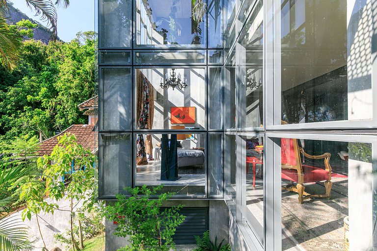 Rio049 - Villa à l'architecture moderne à Barra da Tijuca