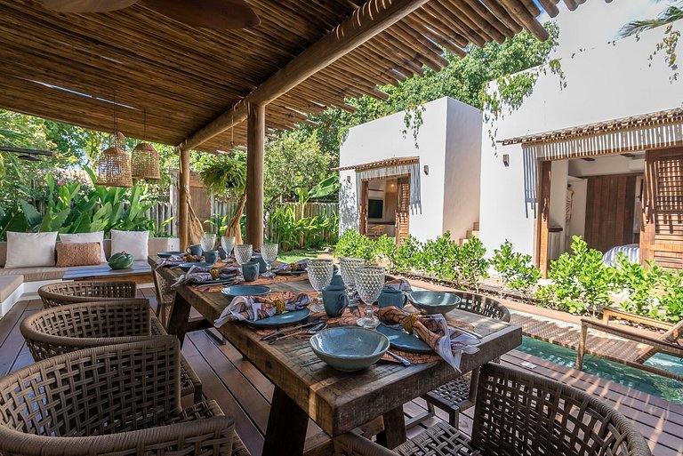 Bah263 - Encantadora y confortable villa en Caraíva