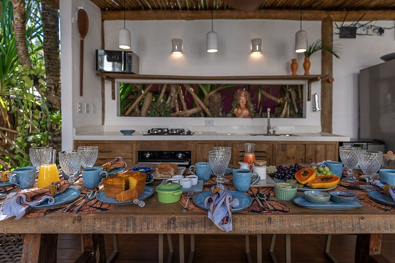 Bah263 - Charmosa e confortável villa em Caraíva