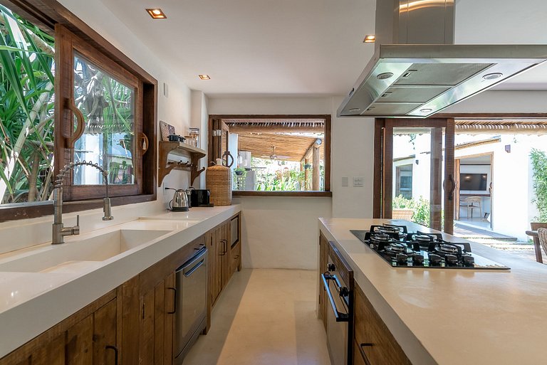 Bah263 - Charmosa e confortável villa em Caraíva