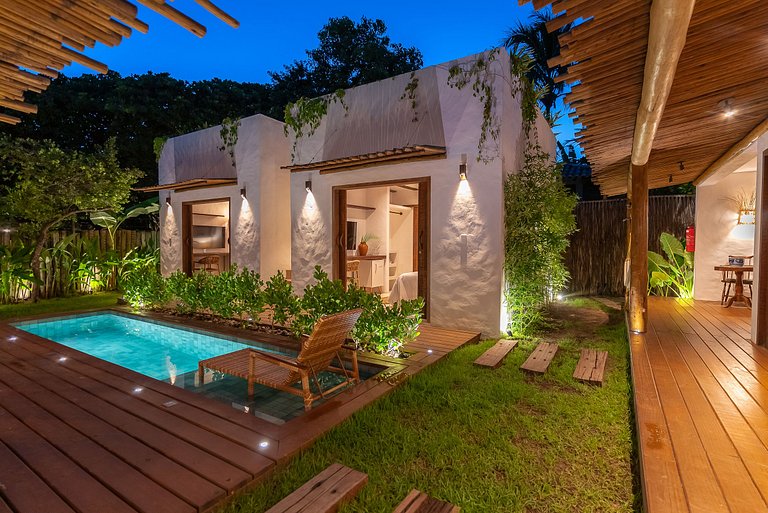 Bah263 - Encantadora y confortable villa en Caraíva