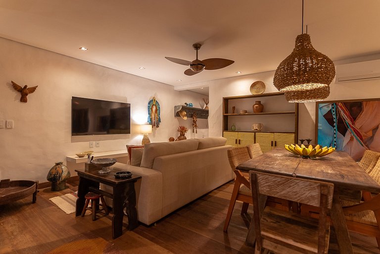 Bah263 - Charmosa e confortável villa em Caraíva