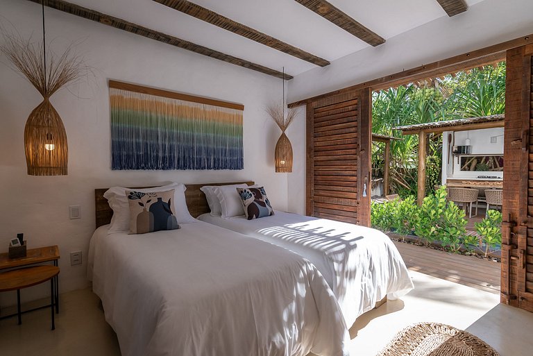 Bah263 - Charmosa e confortável villa em Caraíva