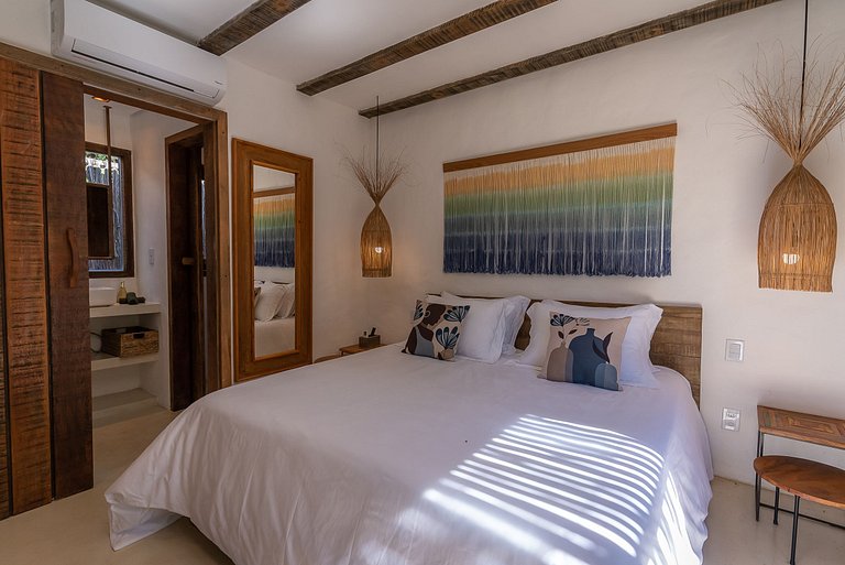 Bah263 - Charmosa e confortável villa em Caraíva