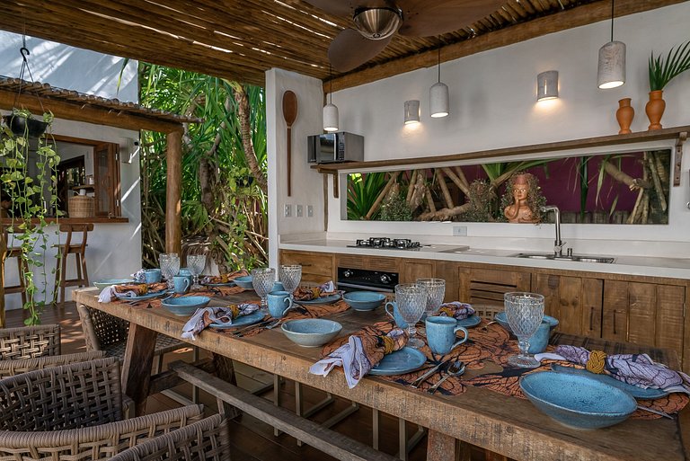 Bah263 - Charmosa e confortável villa em Caraíva