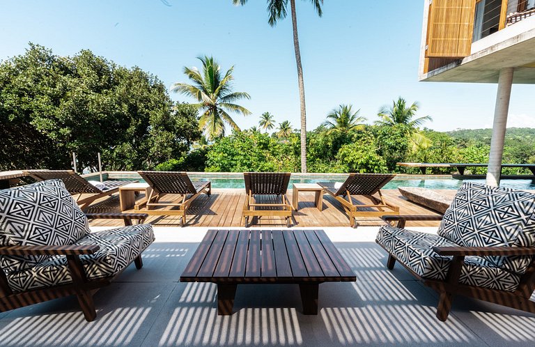 Bah174 - Moderna villa com vista para o mar em Itacaré