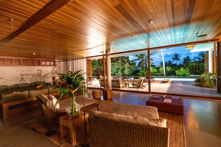 Bah174 - Villa moderne avec vue sur la mer à Itacaré