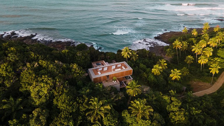 Bah174 - Villa moderne avec vue sur la mer à Itacaré