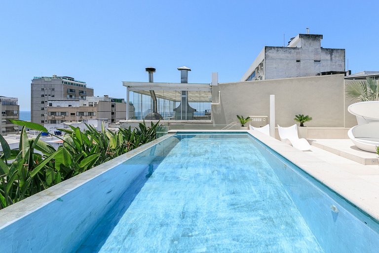 Rio063 - Penthouse exclusif en triplex avec vue sur Leblon