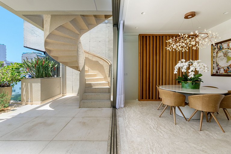 Rio063 - Penthouse exclusif en triplex avec vue sur Leblon