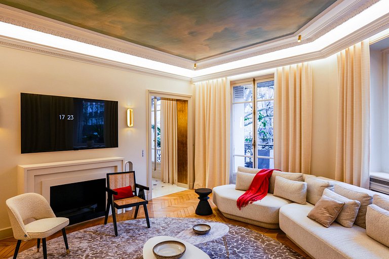 Par193 - Appartement de trois chambres à Chaillot
