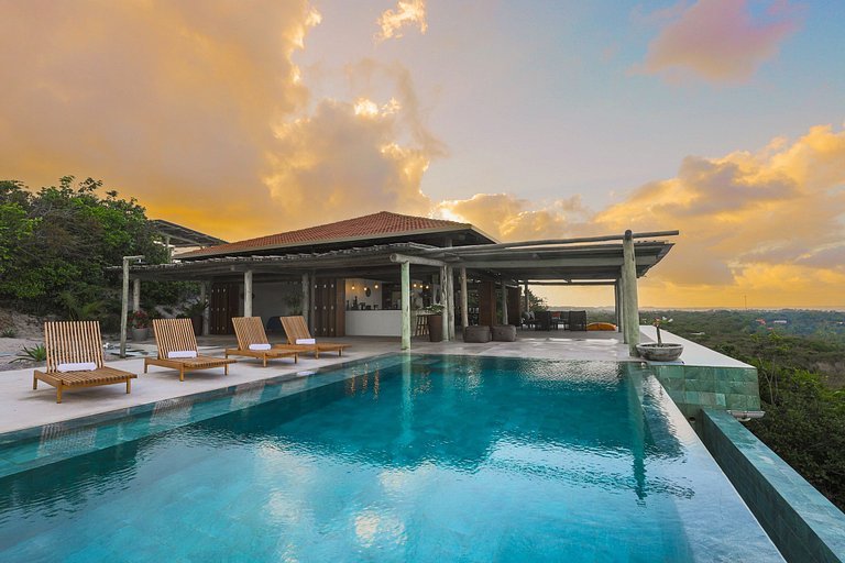 Pip014 - Casa luxuosa com vista panorâmica em Pipa