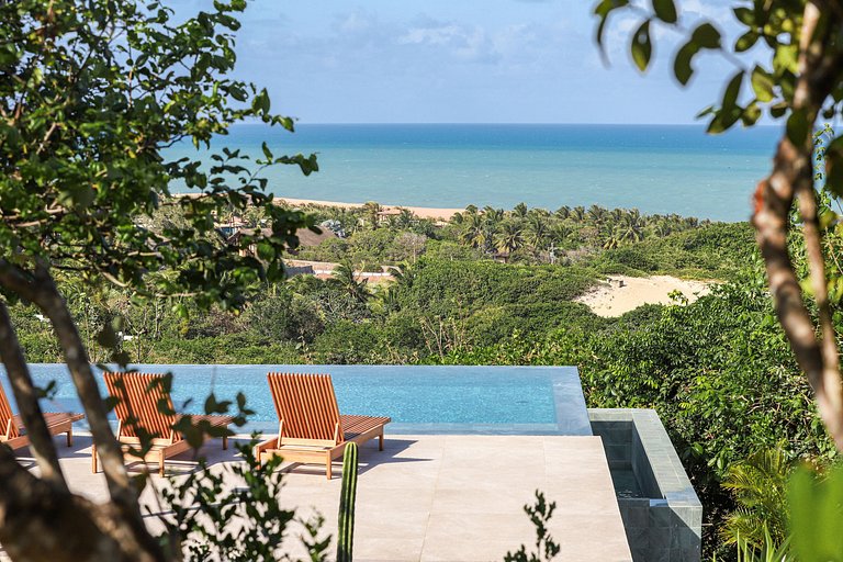 Pip014 - Casa luxuosa com vista panorâmica em Pipa