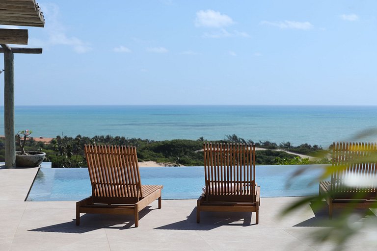 Pip014 - Casa de lujo con vistas panorámicas en Pipa