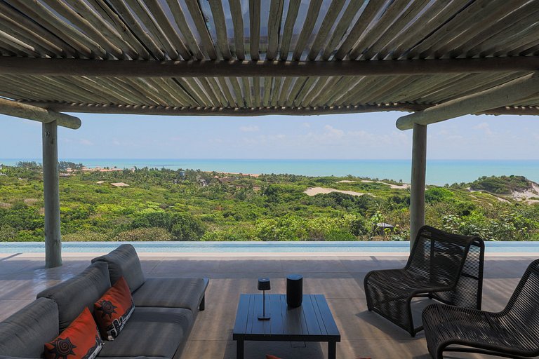 Pip014 - Casa luxuosa com vista panorâmica em Pipa