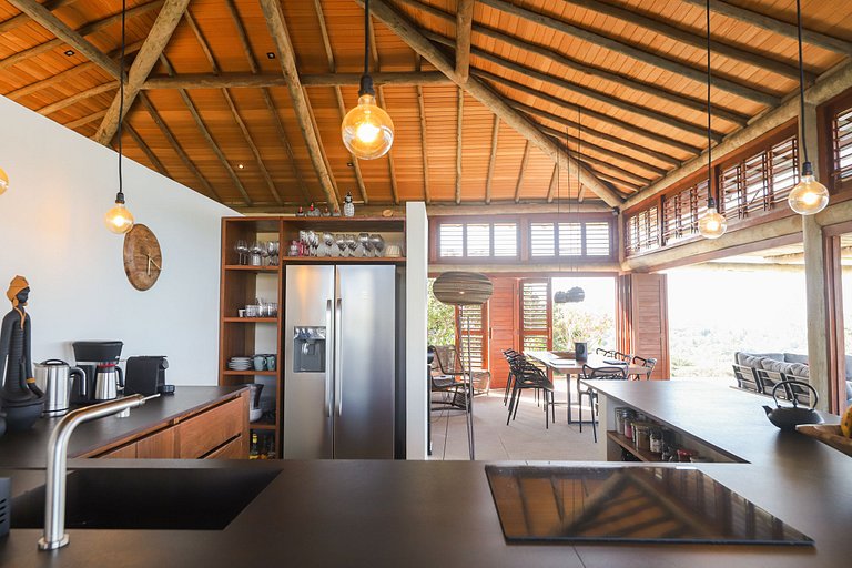 Pip014 - Casa de lujo con vistas panorámicas en Pipa