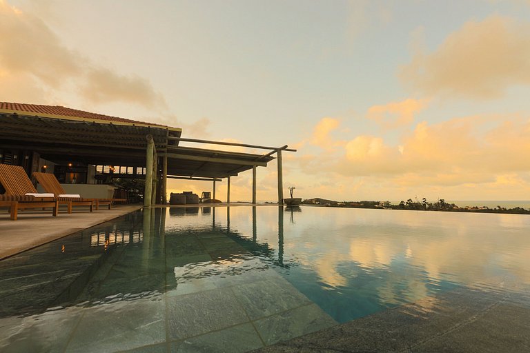 Pip014 - Casa luxuosa com vista panorâmica em Pipa